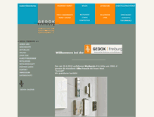 Tablet Screenshot of gedok-freiburg.de